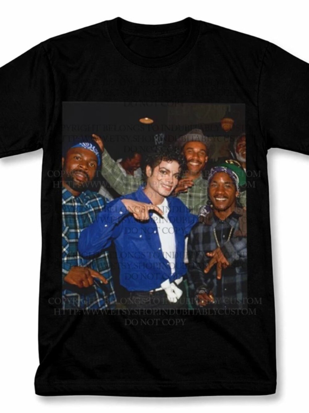 Michael Jackson Crips Hip Hop Graphic T Shirt